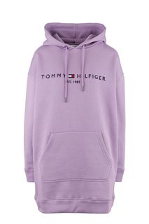 Хлопковое платье-толстовка с капюшоном Tommy Hilfiger