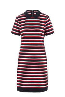 Хлопковое платье-футболка в полоску Tommy Hilfiger