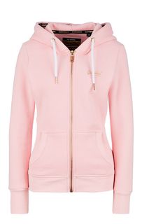 Хлопковая толстовка с капюшоном и карманами Superdry