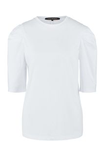 Футболка из хлопка белого цвета Love Republic