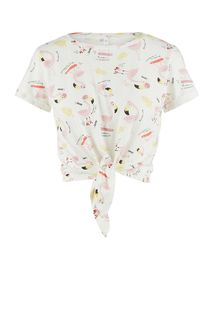 Хлопковая футболка с завязками Befree