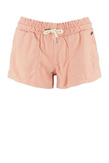 Короткие розовые шорты с добавлением льна Superdry