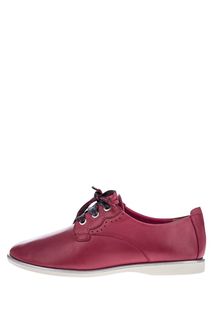 Розовые полуботинки из натуральной кожи Tamaris