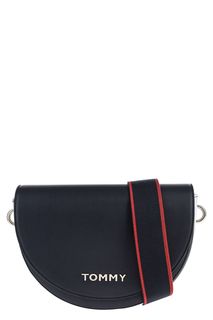 Синяя сумка с широким плечевым ремнем Tommy Hilfiger