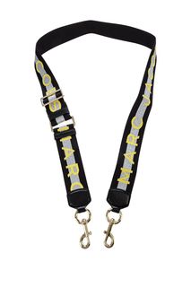 Текстильный ремень для сумки с блестящей нитью Marc Jacobs