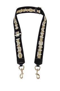 Текстильный ремень для сумки с блестящей нитью Marc Jacobs