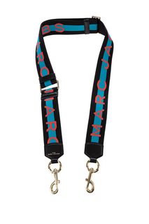 Текстильный ремень для сумки с монограммой бренда Marc Jacobs