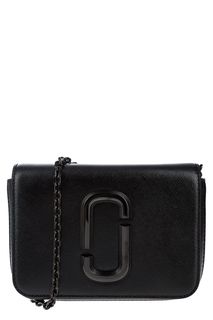 Маленькая кожаная сумка с откидным клапаном Marc Jacobs