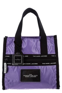 Маленькая текстильная сумка фиолетового цвета Marc Jacobs