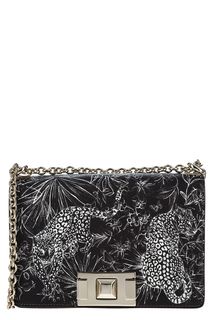 Кожаная сумка с откидным клапаном Mimi Furla