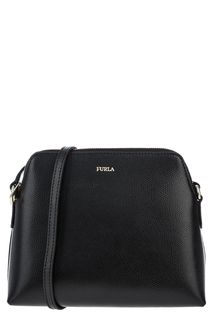 Кожаная сумка в комплекте с косметичкой и визитницей Furla