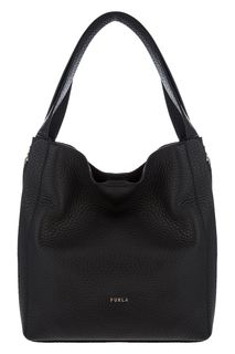 Сумка из зерненой кожи с молниями по бокам Grace Furla