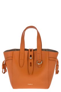 Кожаная сумка с короткими ручками Net Furla