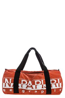 Оранжевая спортивная сумка с одним отделом на молнии Napapijri