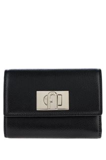 Кожаный кошелек черного цвета 1927 Furla