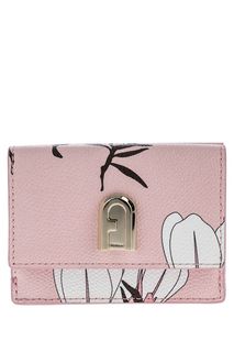 Кожаный кошелек с цветочным принтом 1927 Furla