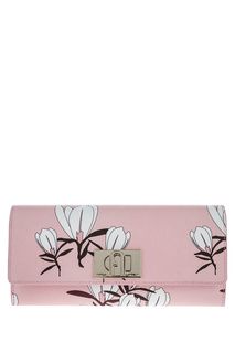 Кожаный кошелек с цветочным принтом 1927 Furla