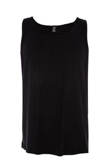 Черная хлопковая майка Calida