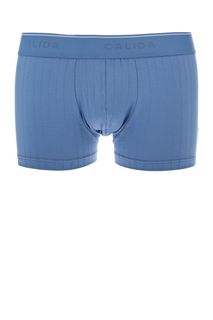 Хлопковые трусы-боксеры синего цвета Calida
