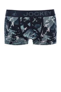 Синие хлопковые трусы-боксеры Jockey