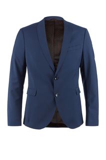 Пиджак из полушерсти синего цвета Cinque