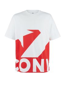Футболка из хлопка свободного кроя Converse