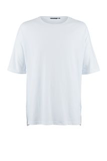 Однотонная хлопковая футболка Antony Morato