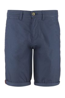 Хлопковые шорты синего цвета Mustang