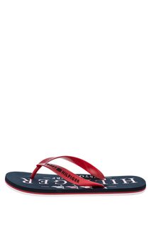 Пляжные сланцы с декоративным принтом Tommy Hilfiger