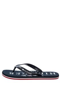 Пляжные сланцы с декоративным принтом Tommy Hilfiger