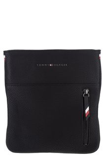 Черная сумка через плечо с карманом Tommy Hilfiger