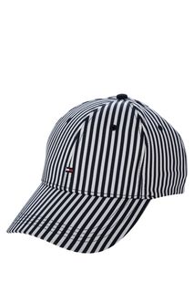Хлопковая бейсболка в полоску Tommy Hilfiger