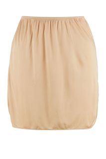 Короткая бежевая юбка на резинке Nina Von C