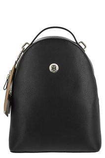 Черный рюкзак с двумя отделами Tommy Hilfiger