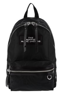 Текстильный рюкзак с одним отделом на молнии Marc Jacobs