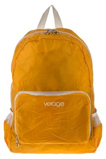 Складной текстильный рюкзак оранжевого цвета Verage