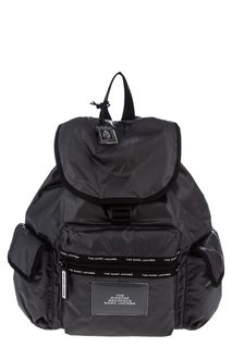 Вместительный текстильный рюкзак с откидным клапаном Marc Jacobs