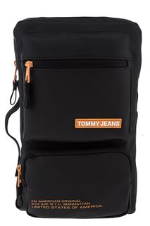 Рюкзак на одно плечо черного цвета Tommy Jeans
