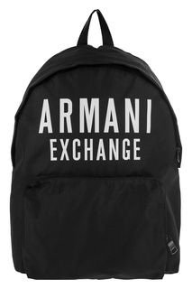 Текстильный рюкзак с логотипом бренда Armani Exchange