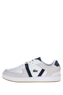 Кожаные кеды белого цвета Splitstep Lacoste