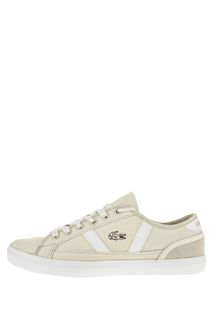 Текстильные кеды желтого цвета Sideline Lacoste