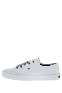 Текстильные кеды белого цвета Tommy Hilfiger