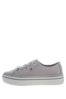 Текстильные кеды на толстой подошве Tommy Hilfiger