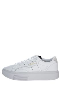 Белые кожаные кеды Sleek Super Adidas Originals