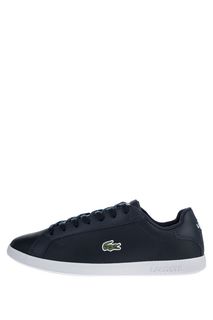 Кожаные кеды синего цвета Graduate Lacoste