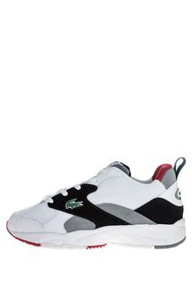 Кроссовки из замшевой кожи и текстиля Storm Lacoste