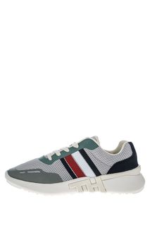 Серые текстильные кроссовки на шнуровке Tommy Hilfiger