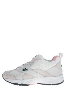 Кроссовки из замши, нубука и текстиля Storm Lacoste