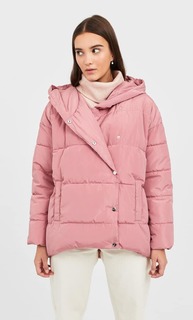 Stradivarius Куртка В Стиле Оверсайз Женская Коллекция Цвет Темной Фуксии M