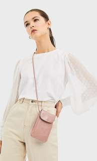 Stradivarius Сумка Для Смартфона С Плечевым Ремнем Женская Коллекция Цвет Розового Макияжа 103